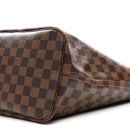 Louis Vuitton Damier Ebene Neo Neverfull MM Rose Ballerine 11 of 17