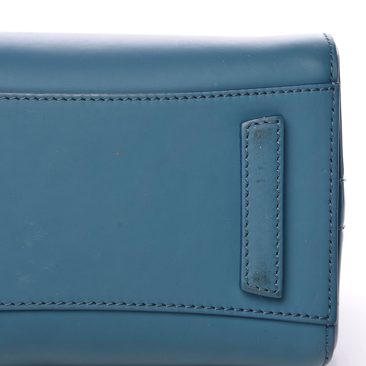 Givenchy Calfskin Patent Mini Antigona Petrol Blue 12 of 12