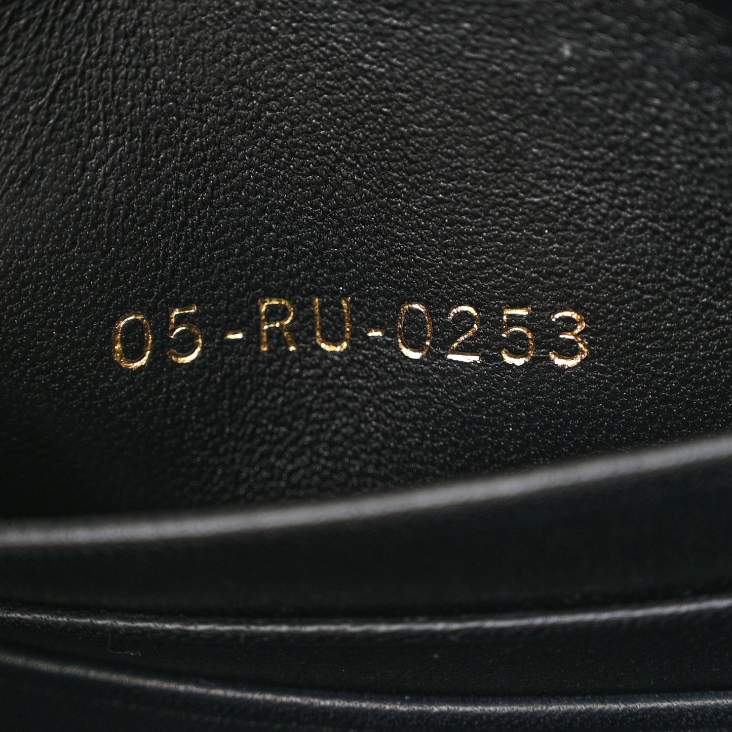 Lambskin Cannage Caro Colle Noire Clutch With Chain Black