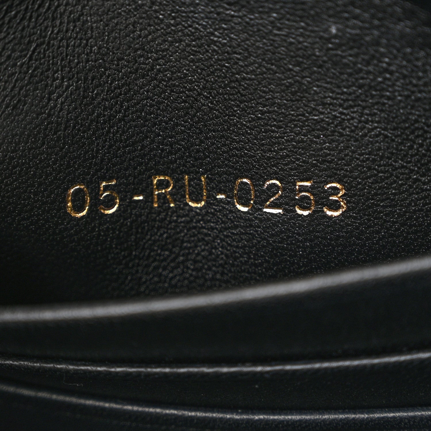 Christian Dior Lambskin Cannage Caro Colle Noire Clutch With Chain Black 7 of 10