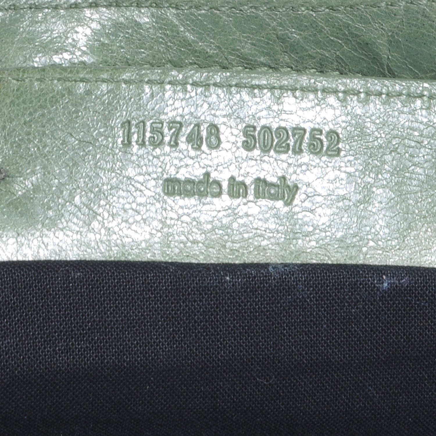 Balenciaga Agneau City Vert Thyme 9 of 9