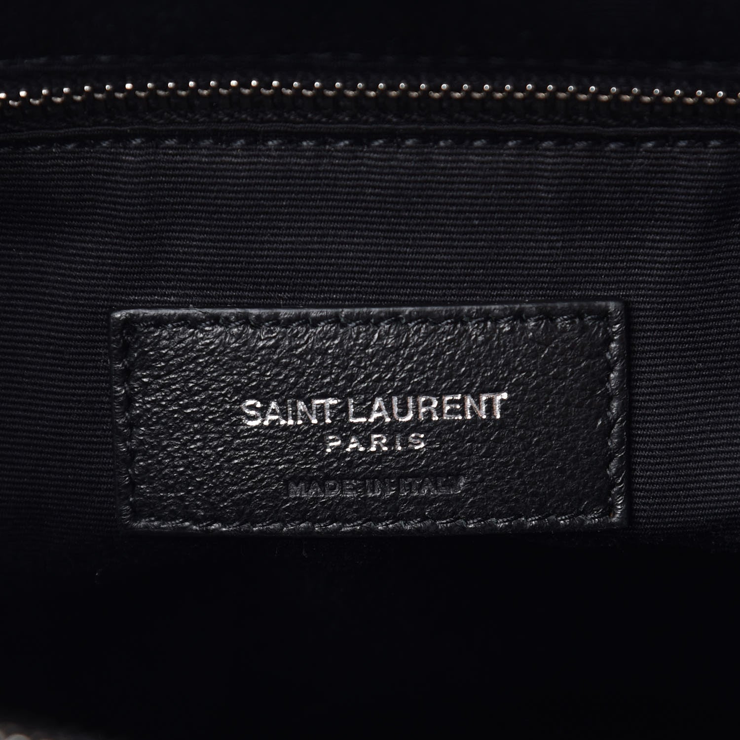 Saint Laurent Calfskin Y Quilted Monogram Large Loulou Chain Satchel Black 6 of 7