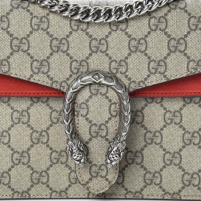 Gucci GG Supreme Monogram Mini Dionysus Shoulder Bag Hibiscus Red 8 of 13