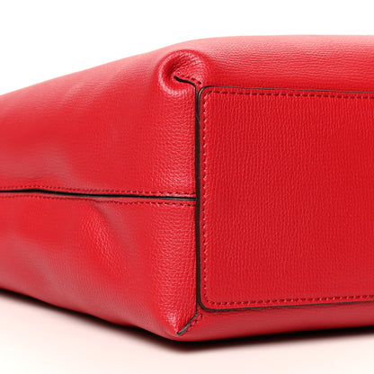 Burberry Haymarket Check Medium Reversible Tote Red 15 of 20