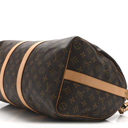 Louis Vuitton Monogram Keepall Bandouliere 45 9 of 9