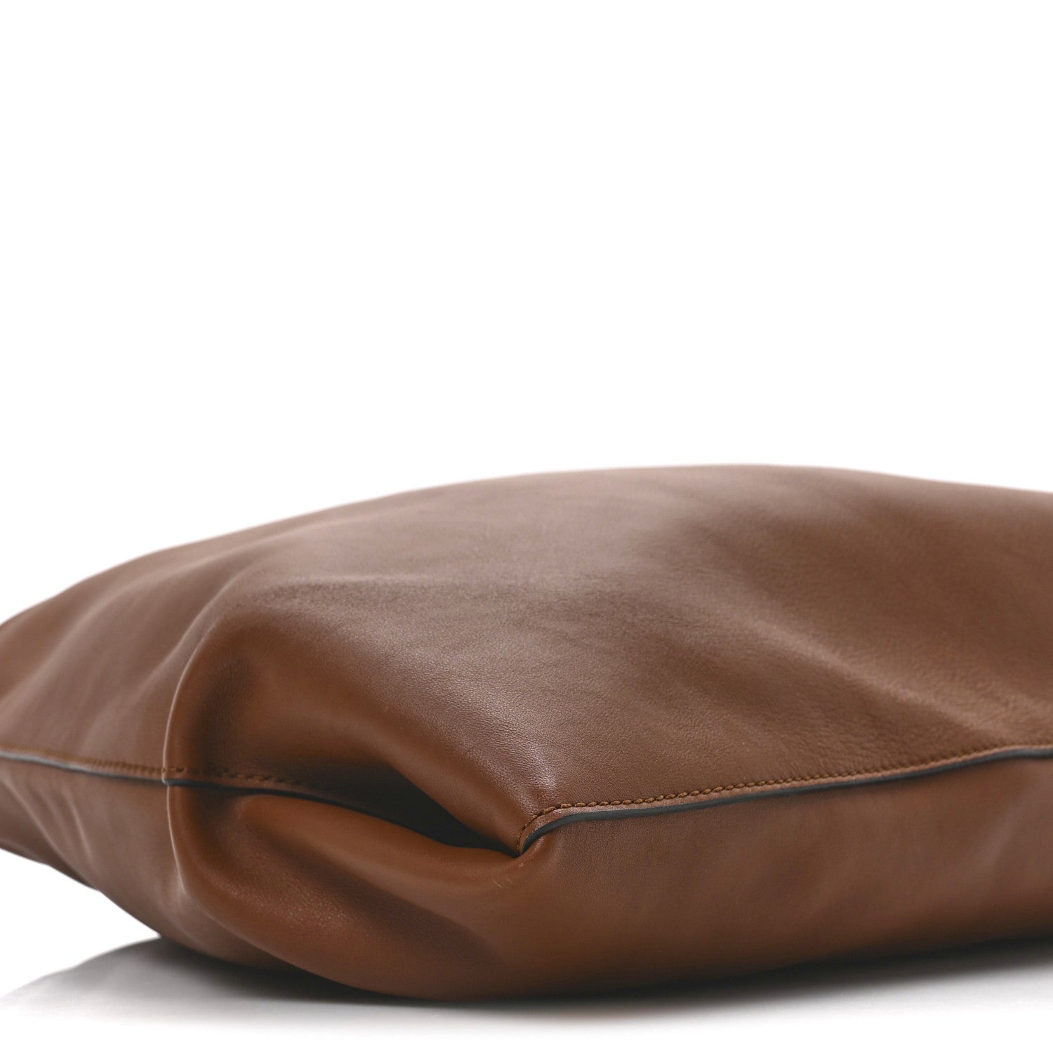 Burberry Calfskin Large Grommet Hobo Tan 8 of 9
