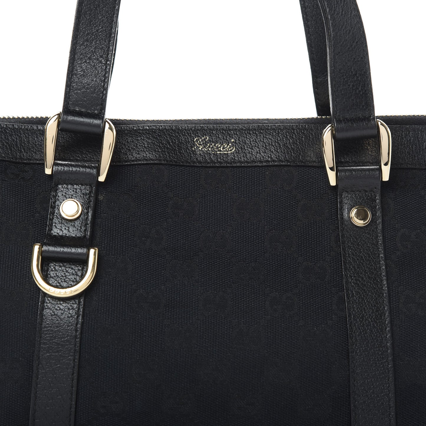 Monogram Small Abbey Tote Black