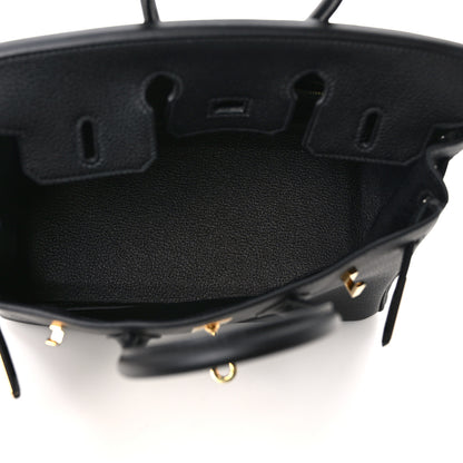 Hermes Togo Birkin 25 Black 5 of 9