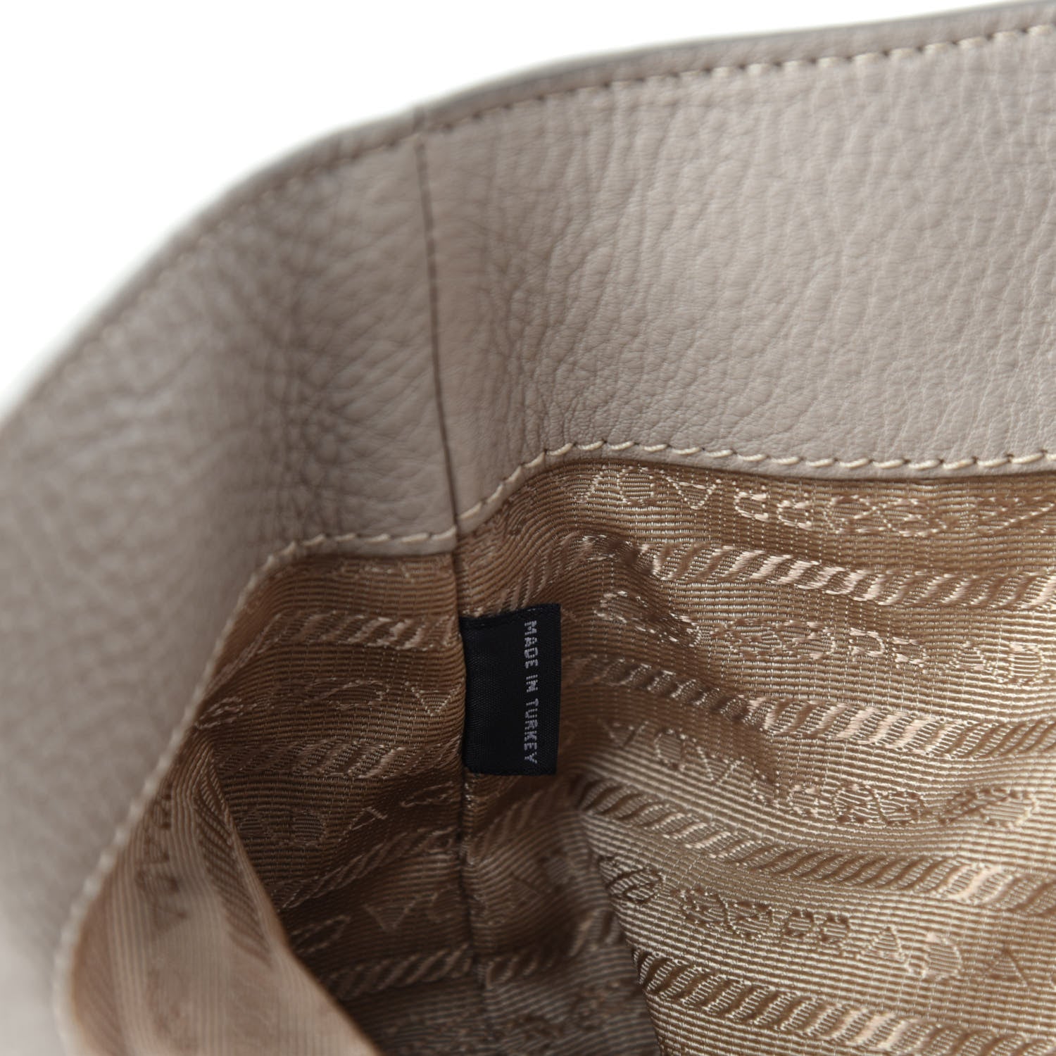 Prada Vitello Daino Tote Pomice 11 of 13