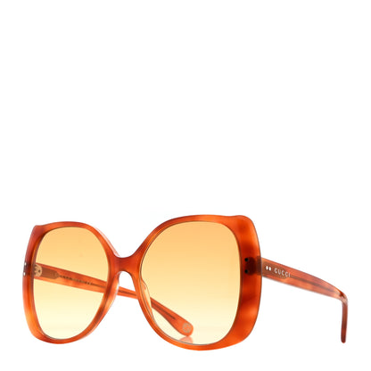 Gucci Acetate Sunglasses GG0472S Havana Orange 1 of 8