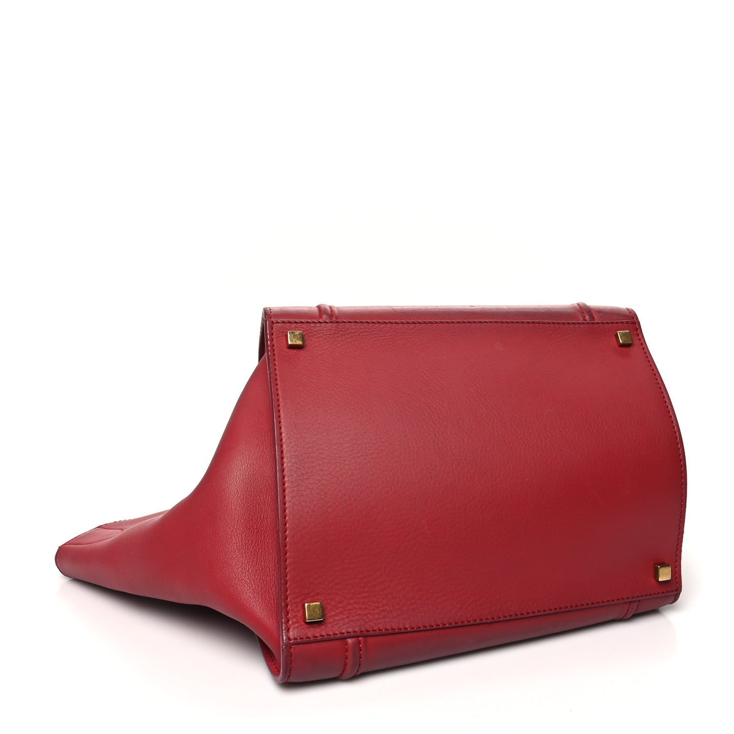 Baby Grained Calfskin Medium Phantom Luggage Carmin