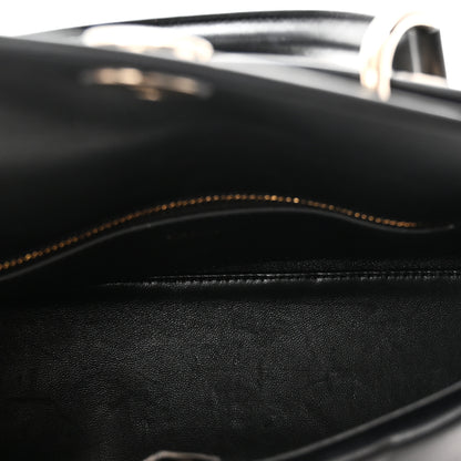 Christian Dior Shiny Smooth Calfskin Small Cigale Bag Black 5 of 9