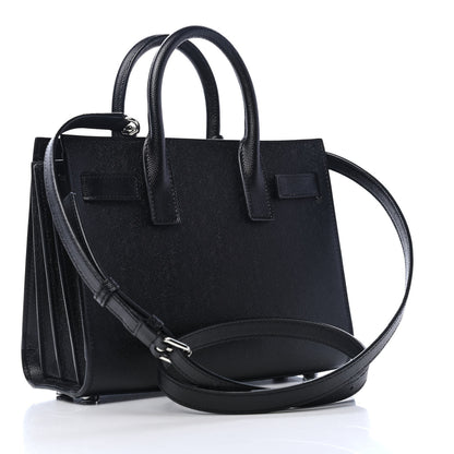 Saint Laurent Grained Calfskin Nano Sac De Jour Black 2 of 4