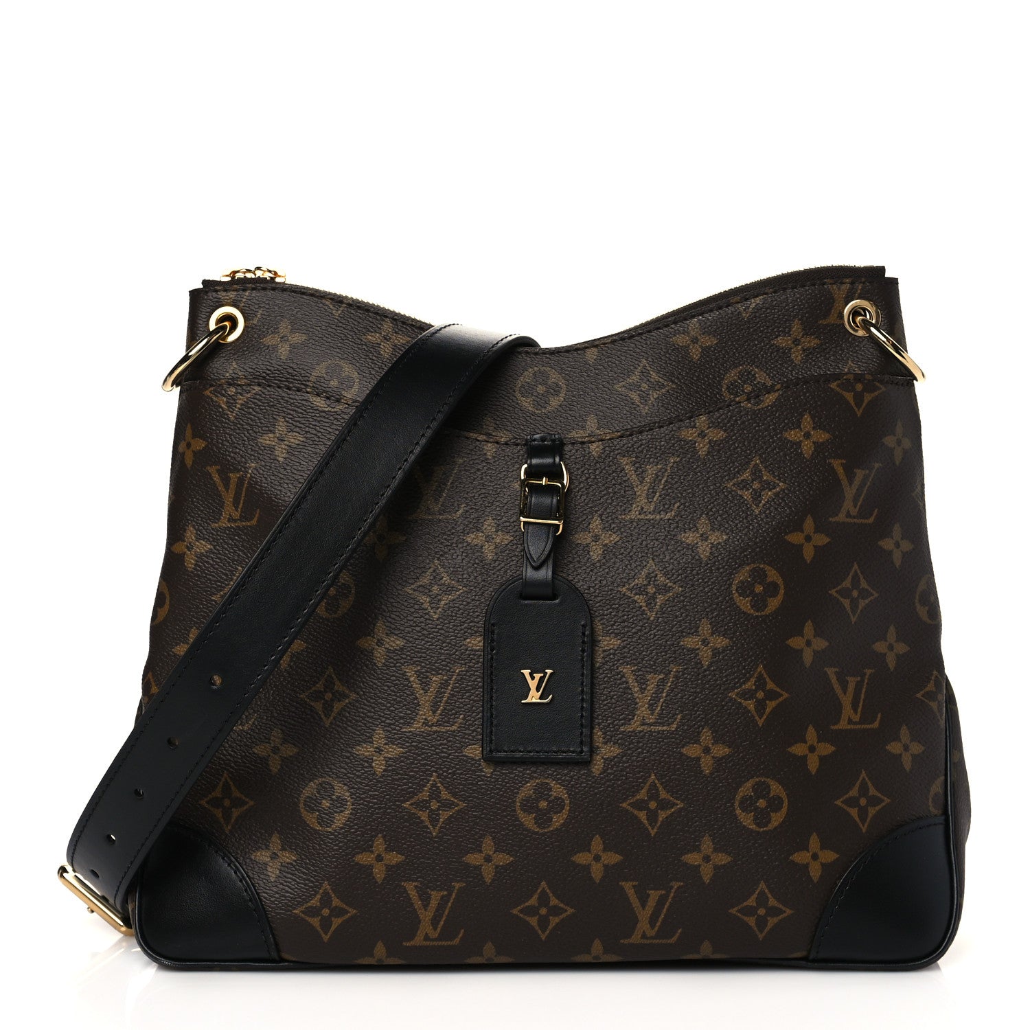 Louis Vuitton Monogram Odeon MM Black 1 of 10