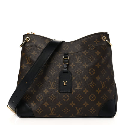 Louis Vuitton Monogram Odeon MM Black 1 of 10