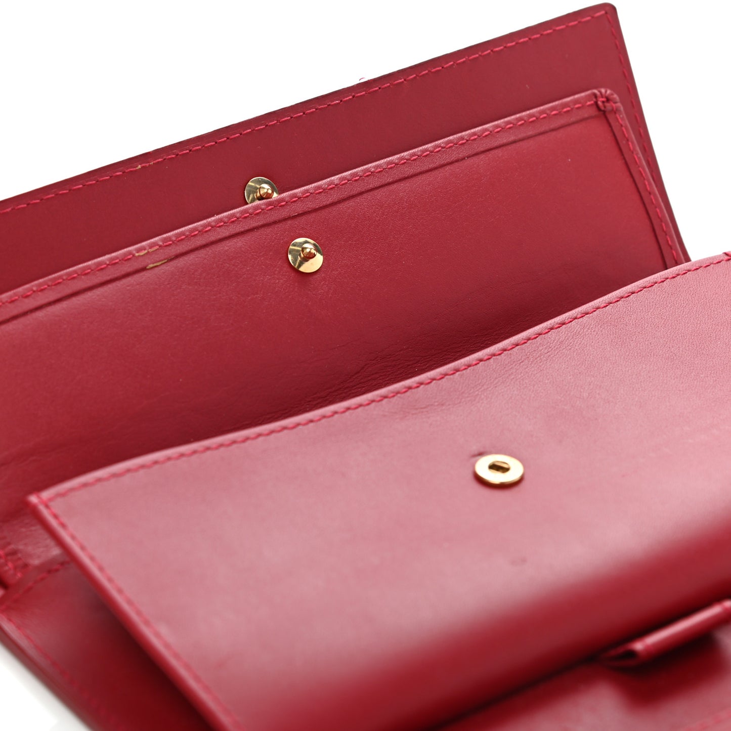 Vernis Porte Tresor International Wallet Pomme D'Amour