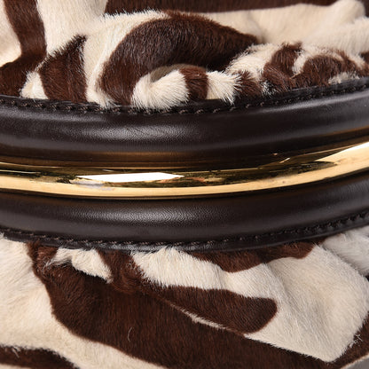 Jimmy Choo Pony Hair Zebra Print Shoulder Bag 9 of 19