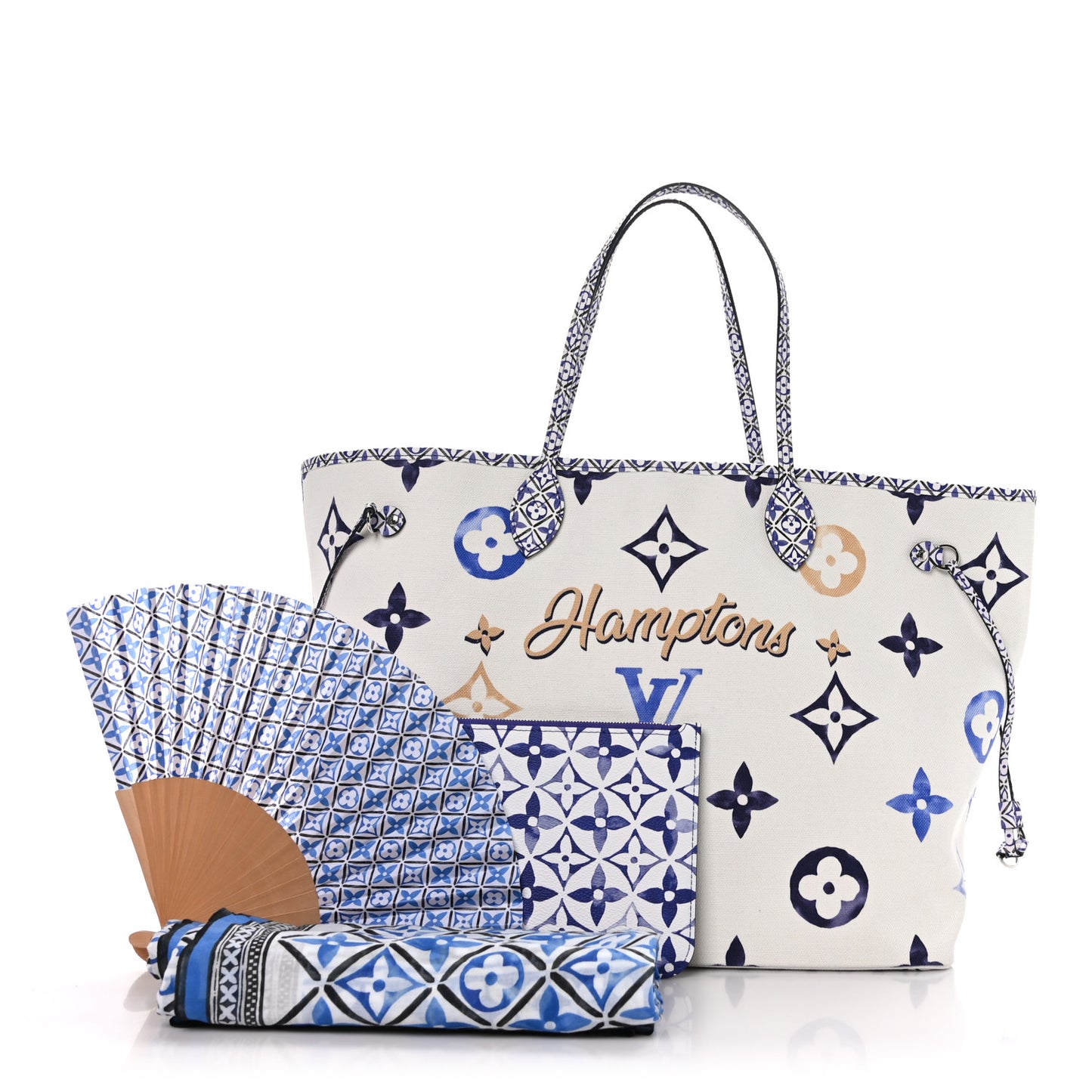 Monogram Canvas By The Pool Hamptons 2.0 Neverfull GM Blue
