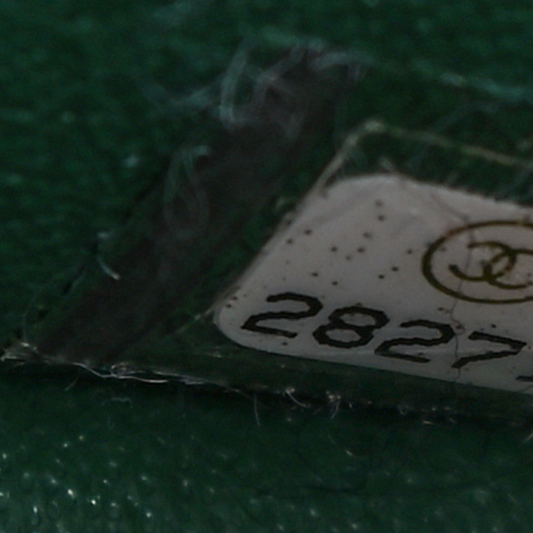 Lambskin Quilted Mini Rectangular Flap Green