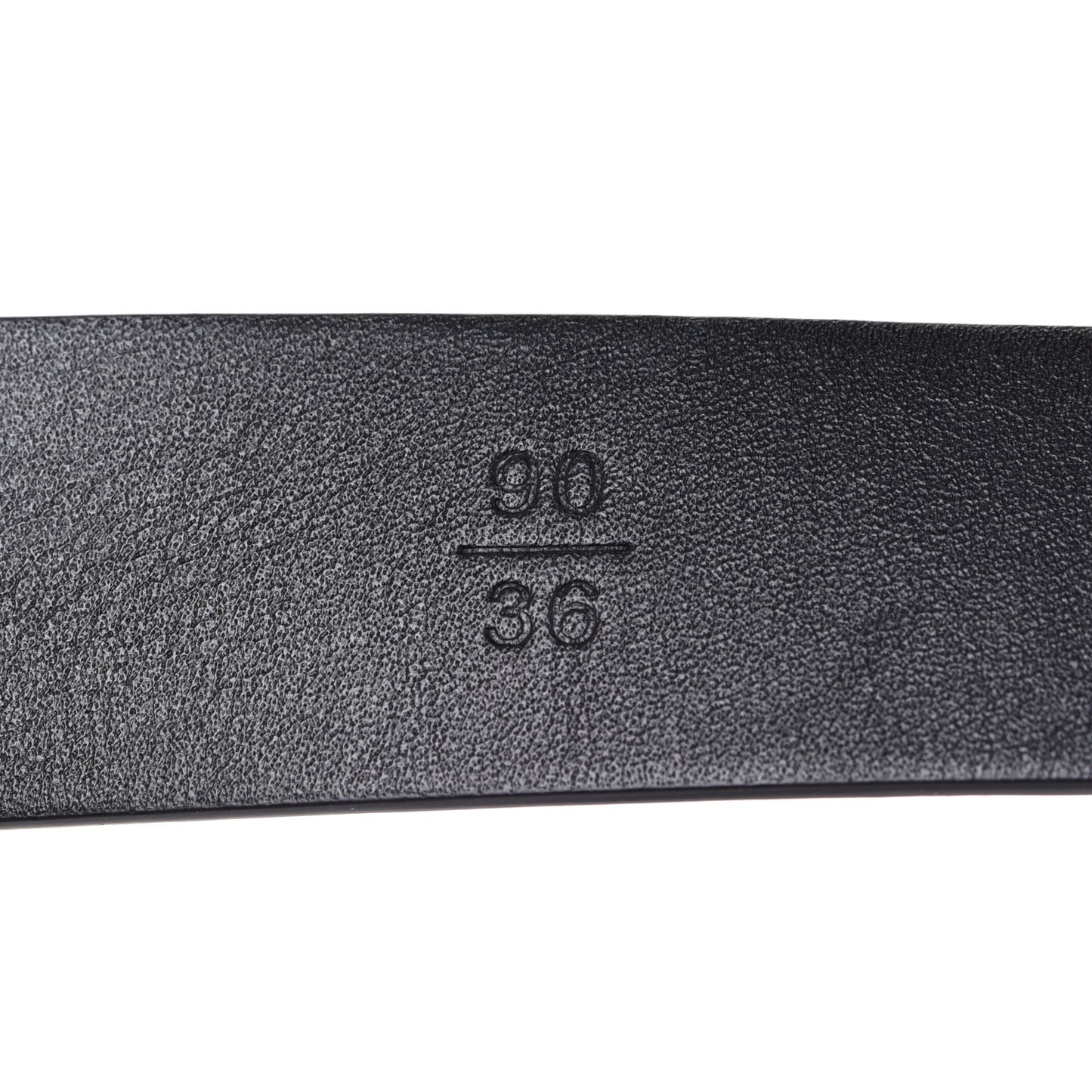 Calfskin CC Chain Vintage Allure Logo Belt 90 36 Black