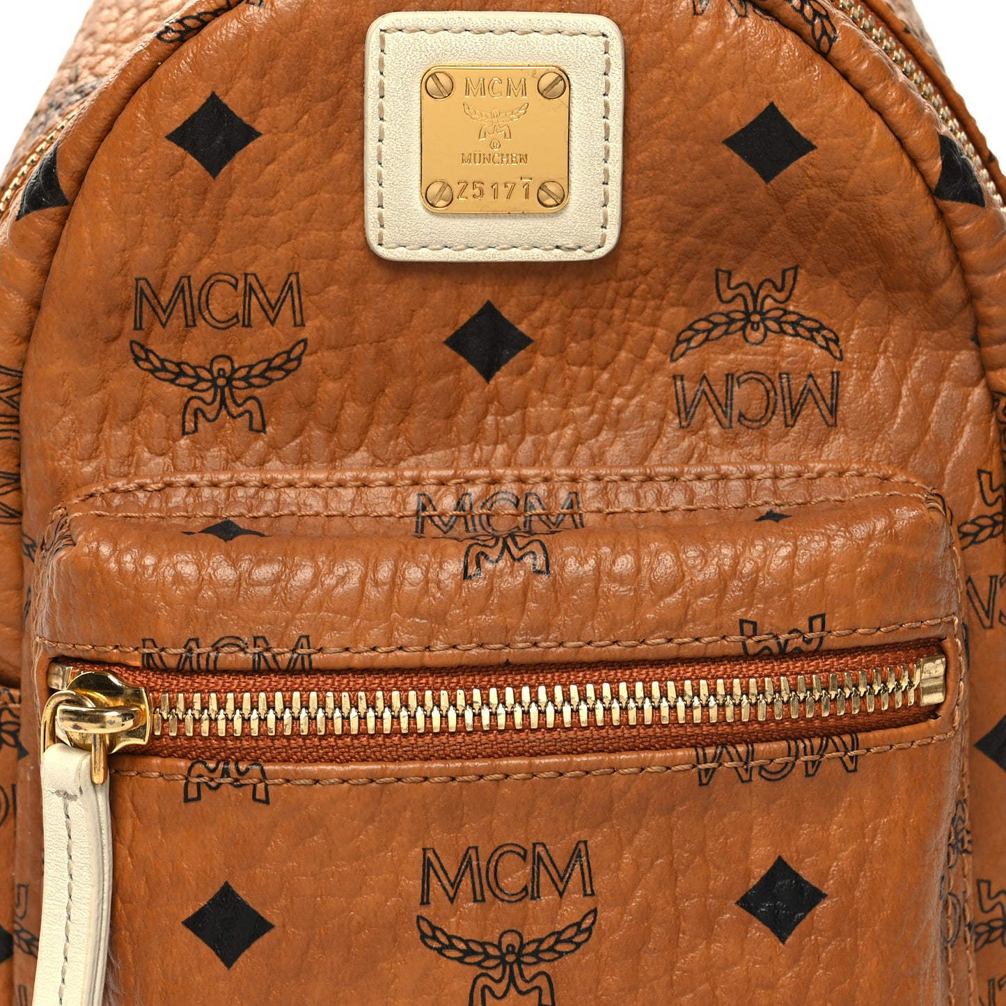 Visetos X-Mini Stark Backpack Cognac White