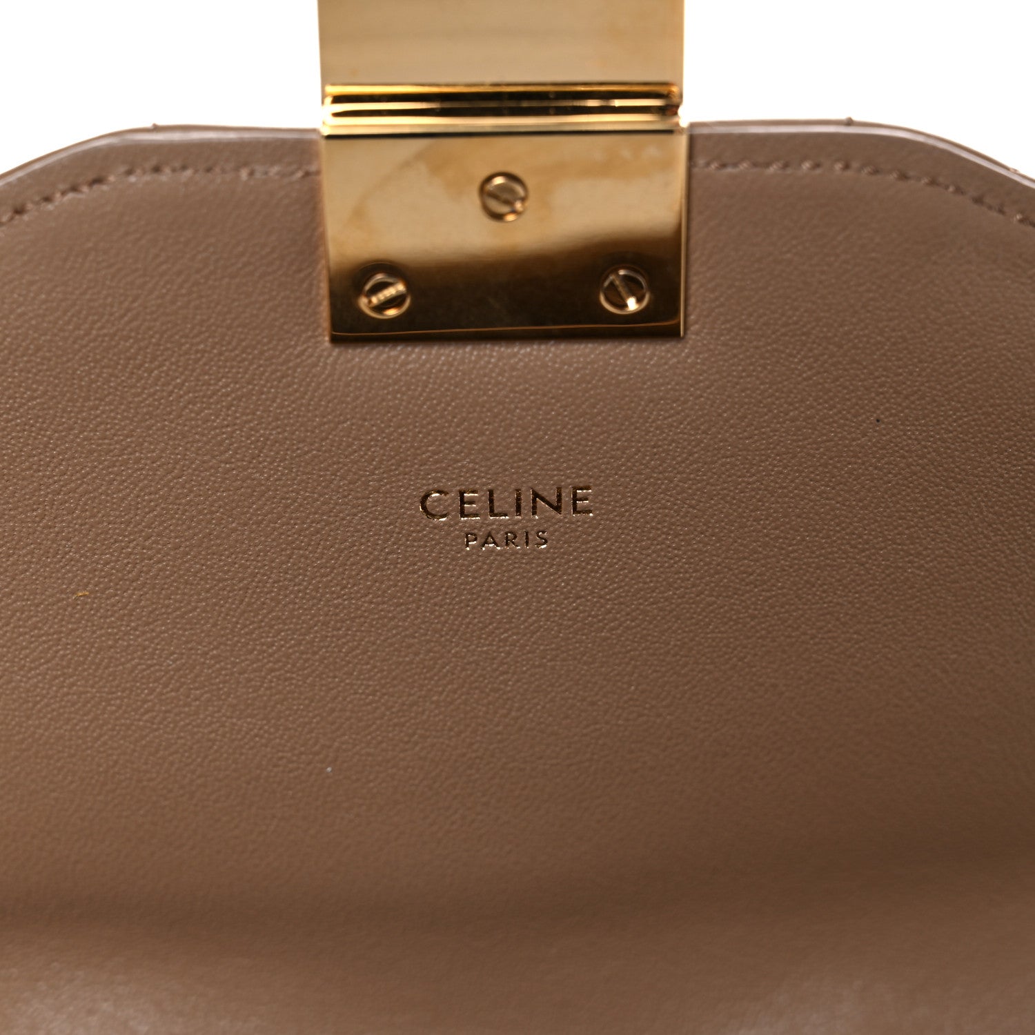 Celine Calfskin Quilted Medium C Bag Camel 6 of 15
