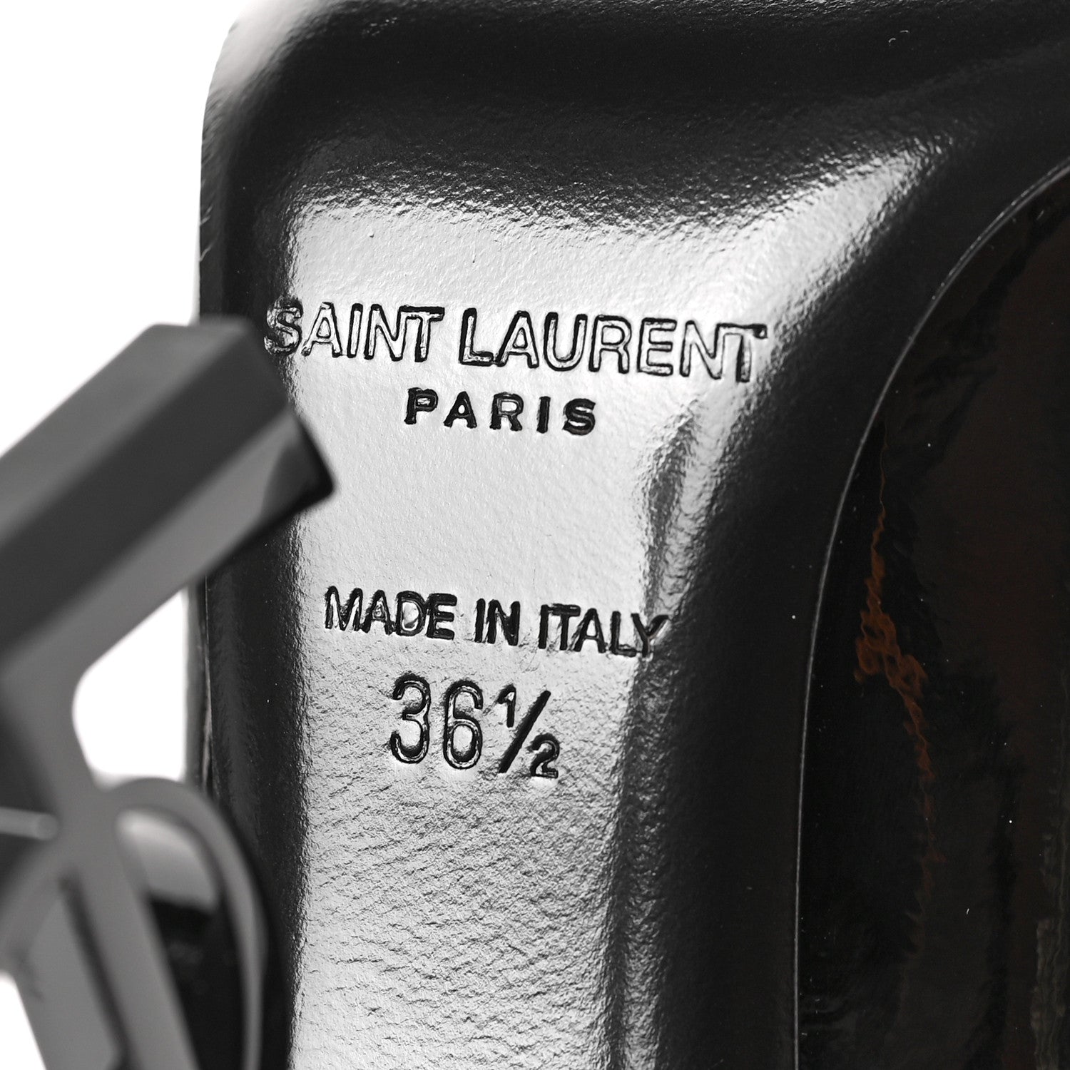 Saint Laurent Patent Opyum 110 Pumps 36.5 Black 6 of 9