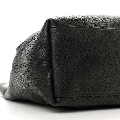 Gucci Pebbled Calfskin Medium Soho Chain Shoulder Bag Black 9 of 12