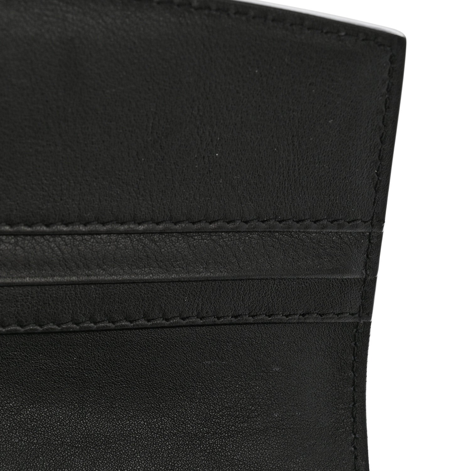 Burberry Calfskin Horseferry Check Porter Continental Wallet Black 8 of 9
