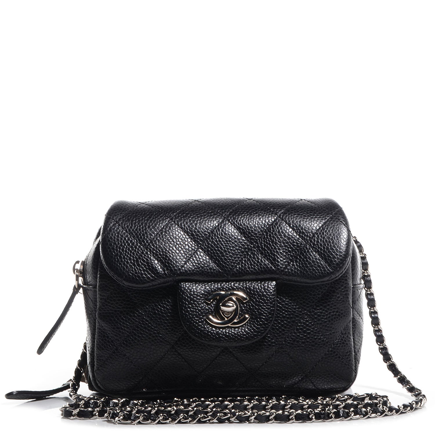 Chanel Caviar Quilted New Mini Flap Black 1 of 9