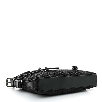 Givenchy Satin Strass Mini Voyou Boyfriend Party Bag Black 4 of 10
