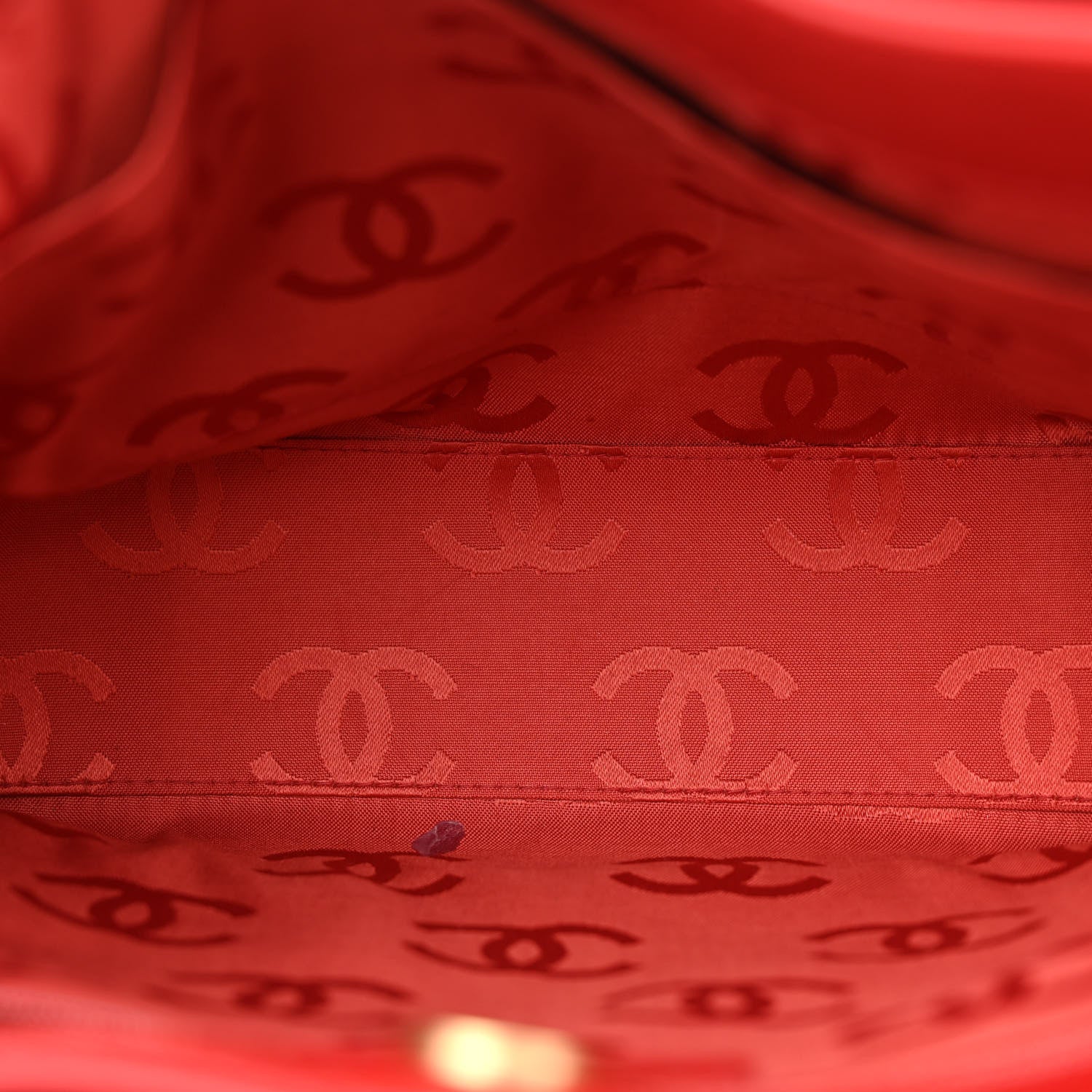 Chanel Calfskin Wild Stitch Tote Red 5 of 15