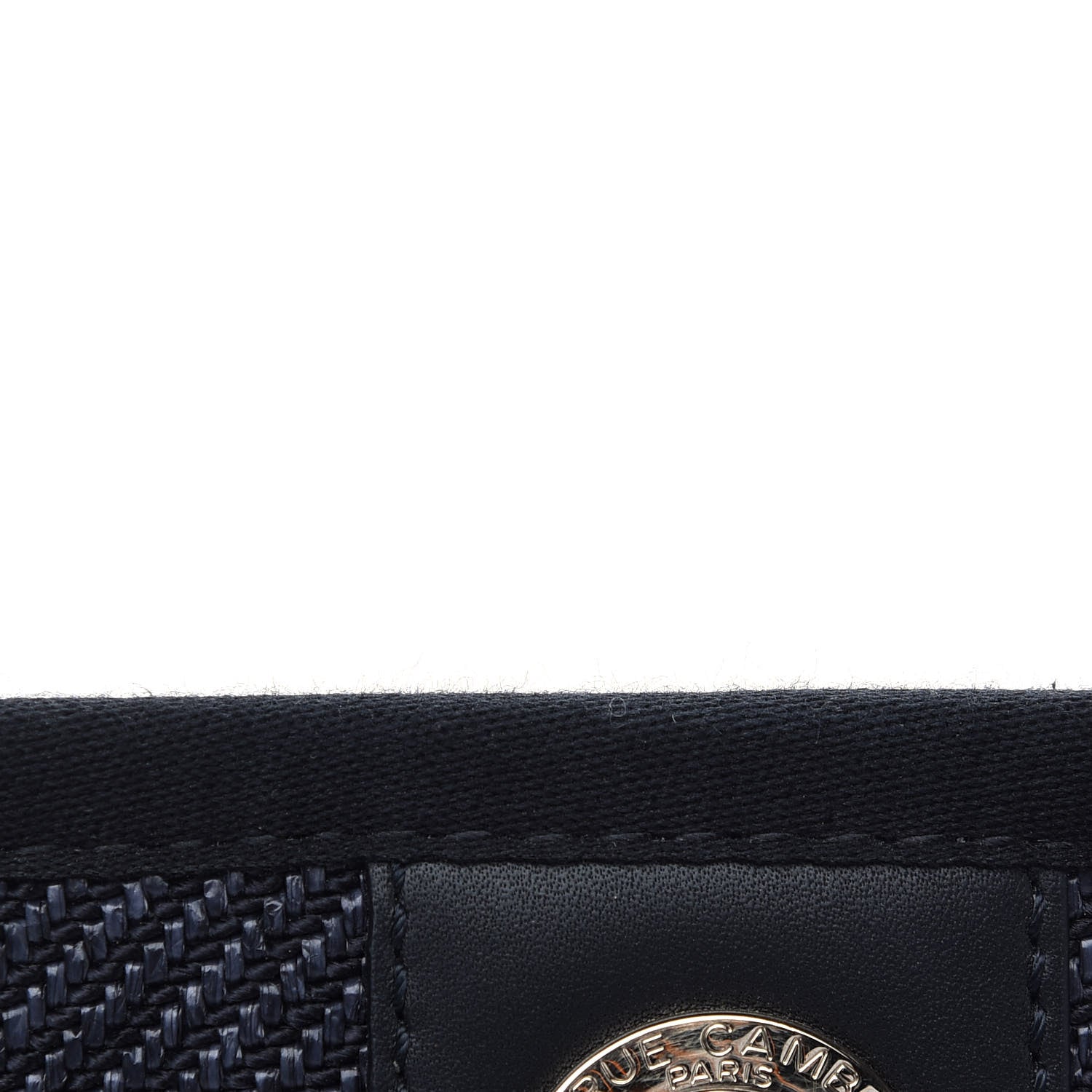 Chanel Mixed Fibers Small Deauville Tote Navy Blue 13 of 13