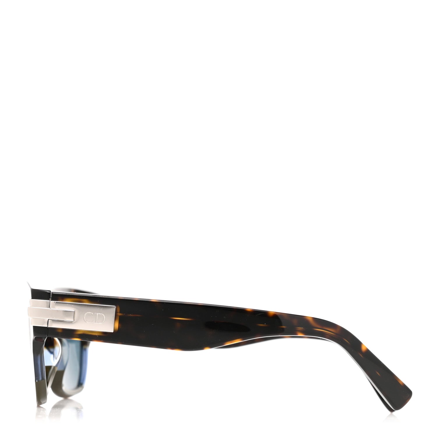 Christian Dior Acetate DiorBlackSuit XL S2U Oblique Sunglasses Blue Tortoise 3 of 7