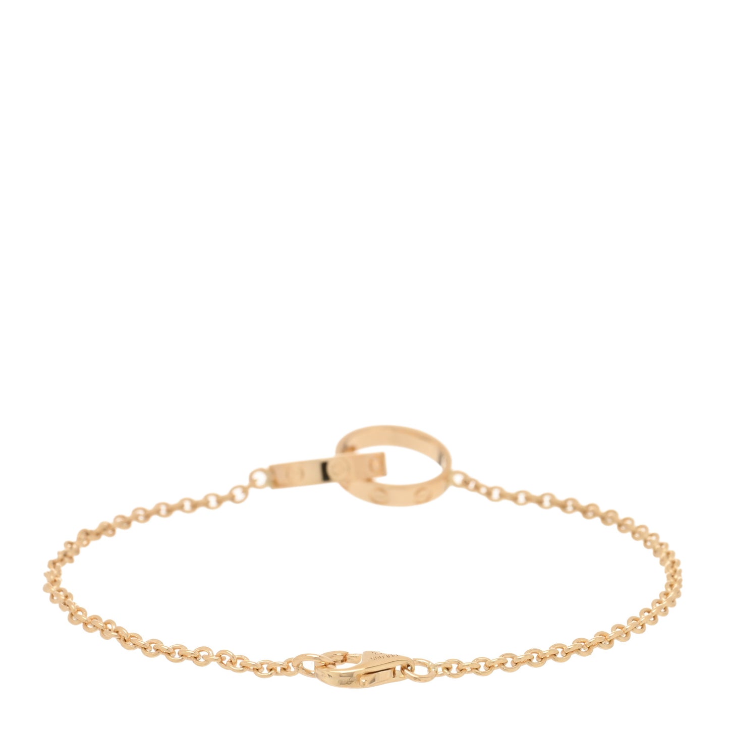18K Yellow Gold Interlocking LOVE Bracelet
