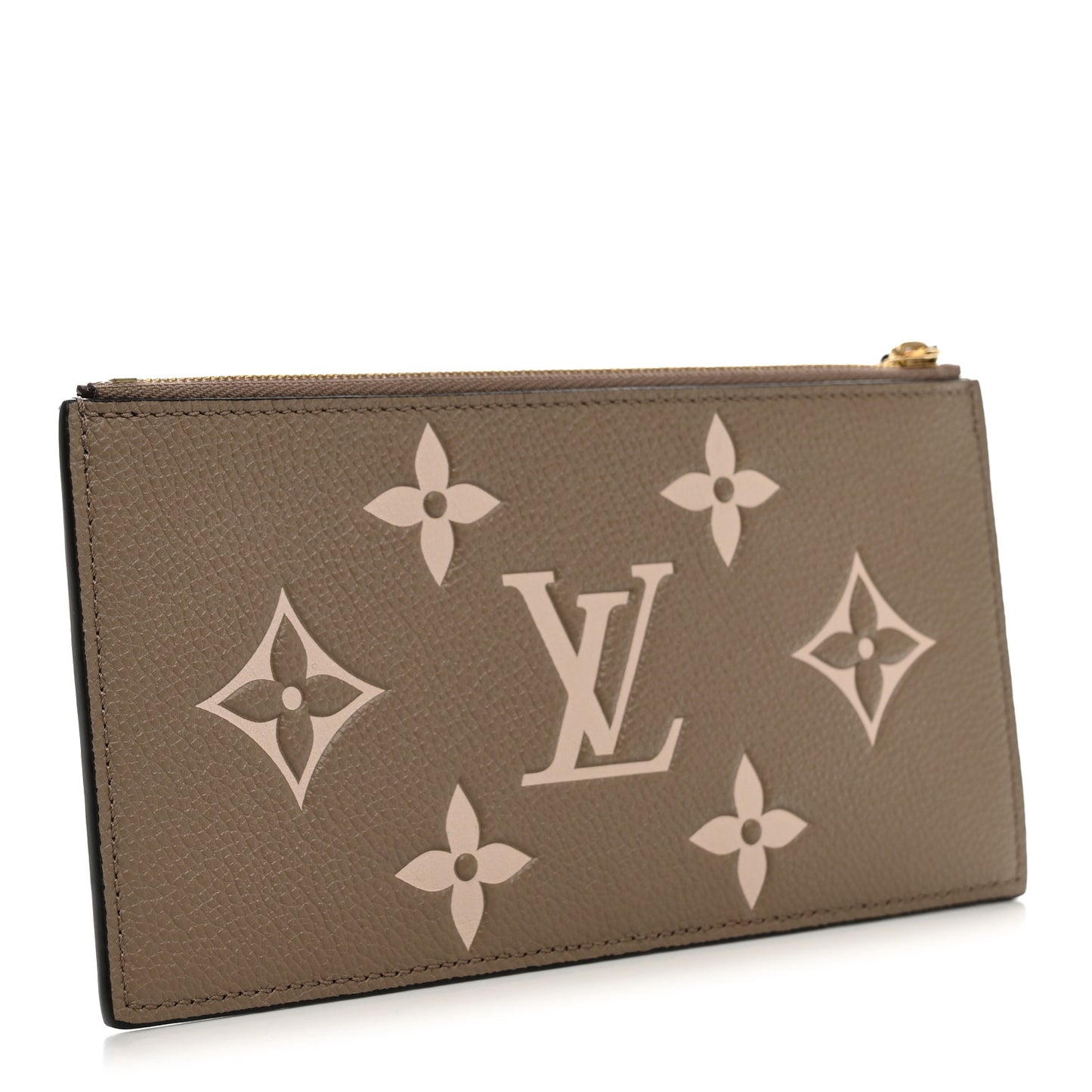 Empreinte Monogram Giant Pochette Felicie Zippered Insert Tourterelle Creme