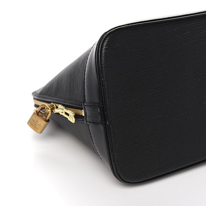 Louis Vuitton Epi Alma PM Black 8 of 12