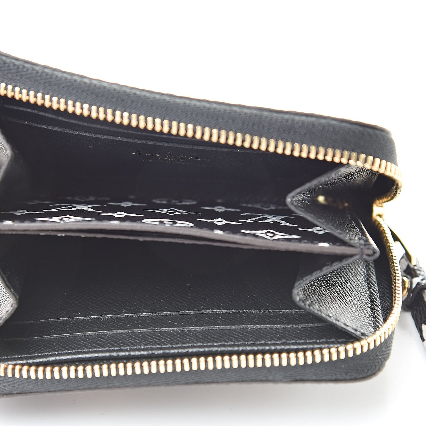 Monogram Giant Jungle Zippy Coin Purse Black