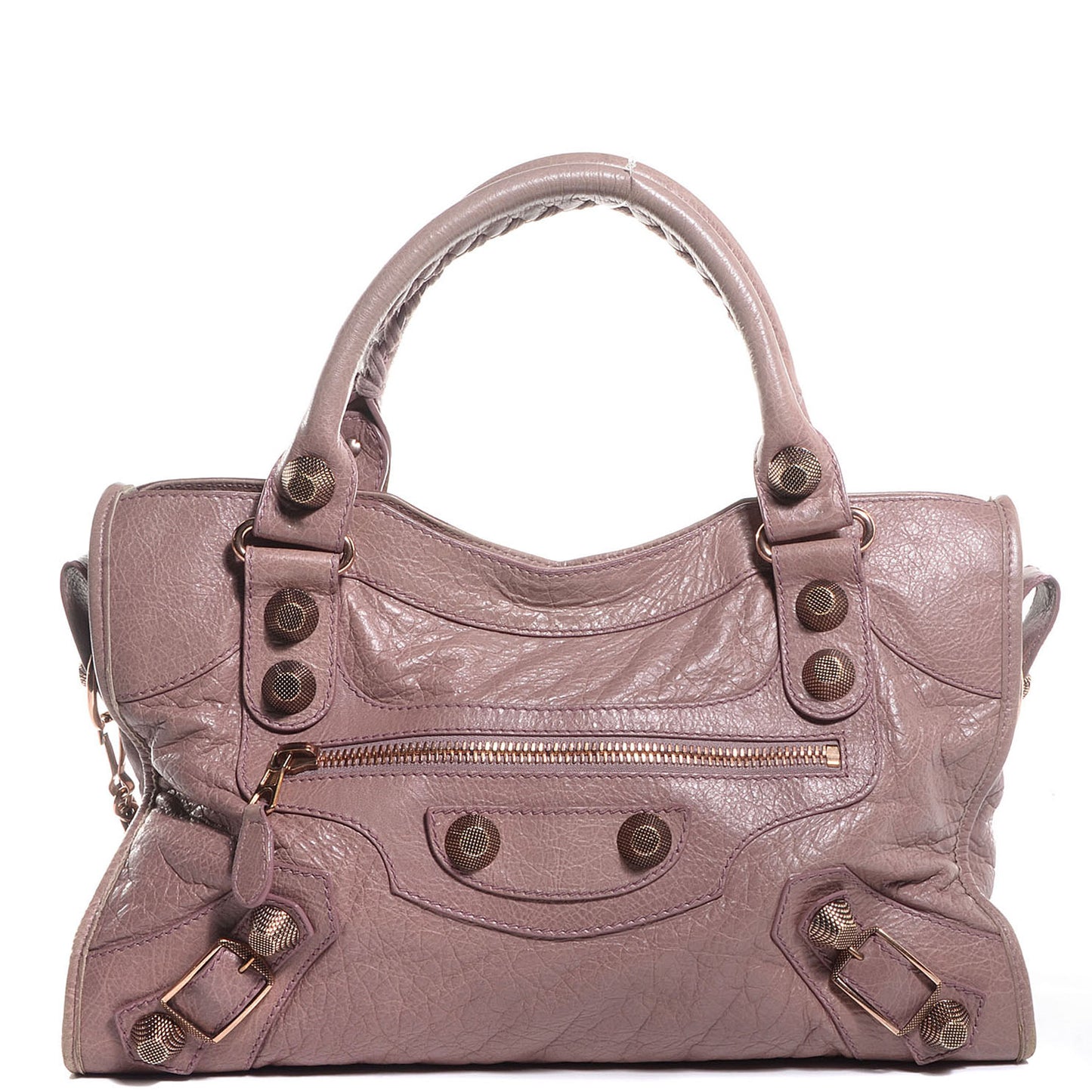 Agneau Giant 21 Rose Gold Hardware City Parme