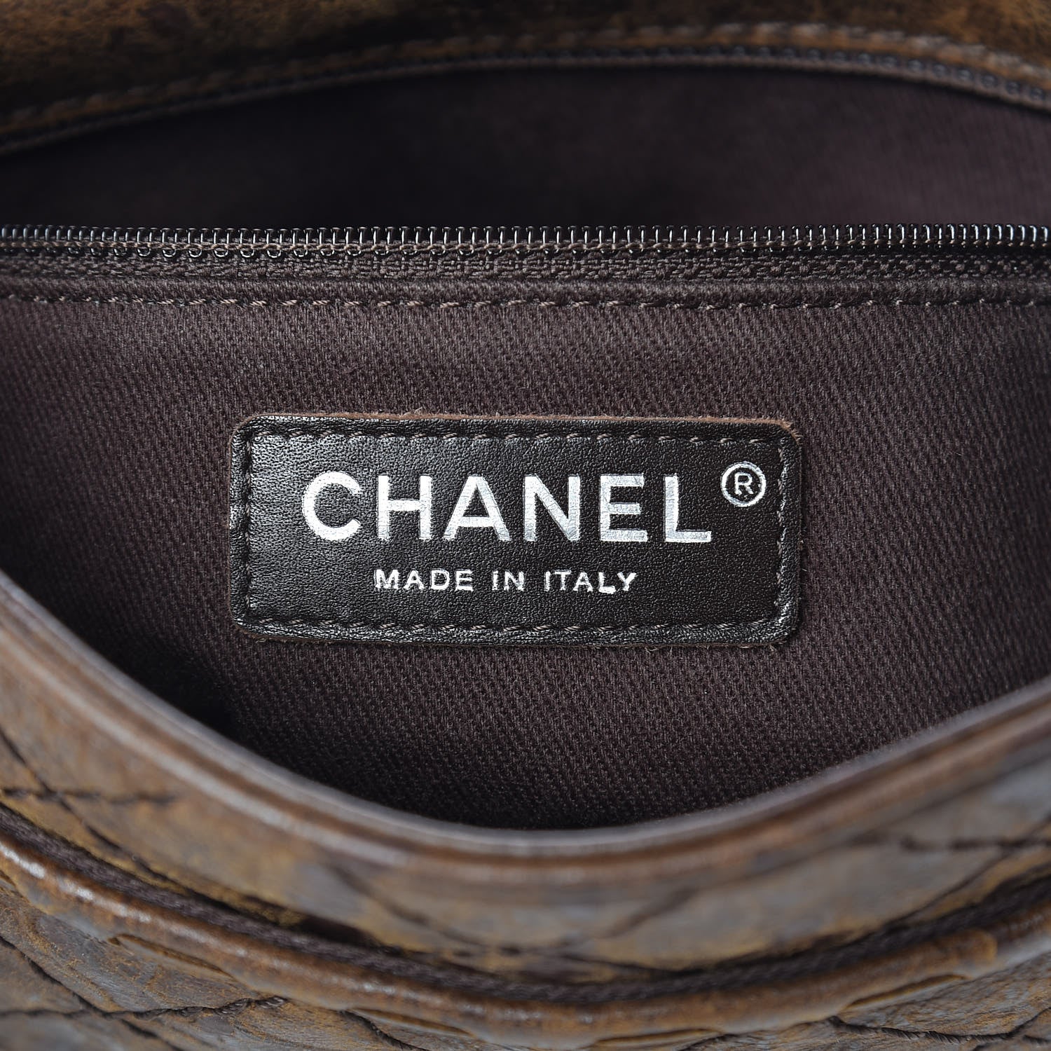 Chanel Aged Crumpled Calfskin Small Vintage Flap Brown 6 of 10