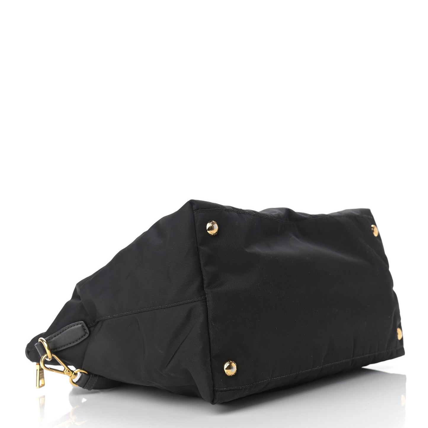 Tessuto Nylon Saffiano Tote Black
