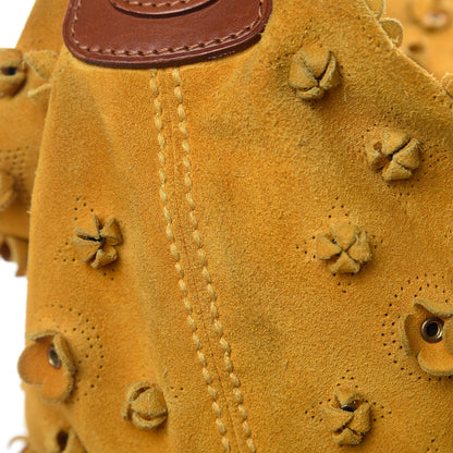 Louis Vuitton Suede Mahina Fleurs Onatah GM Maize 19 of 20