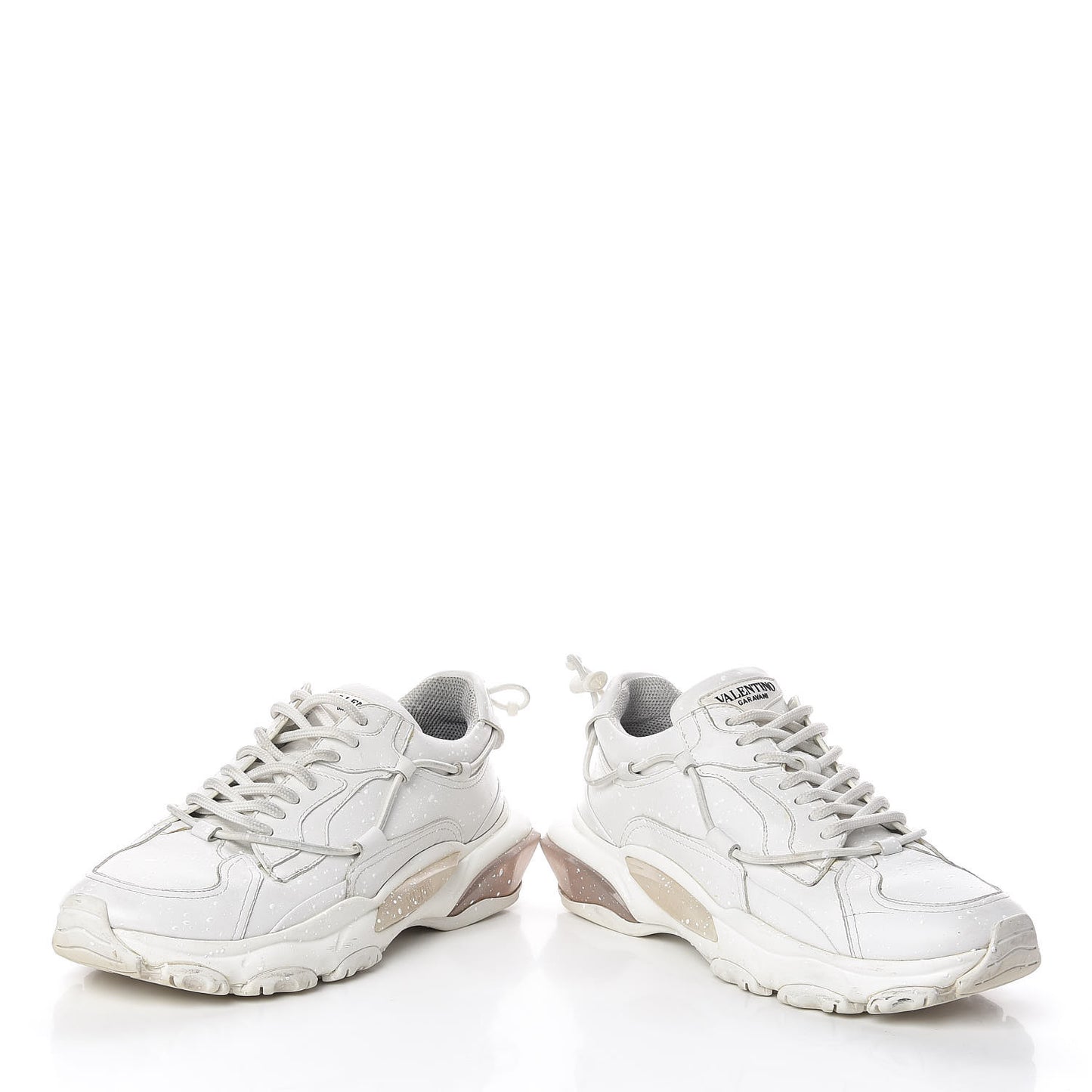 Calfskin Sprayed Mens Bounce Sneakers 40 Multicolor