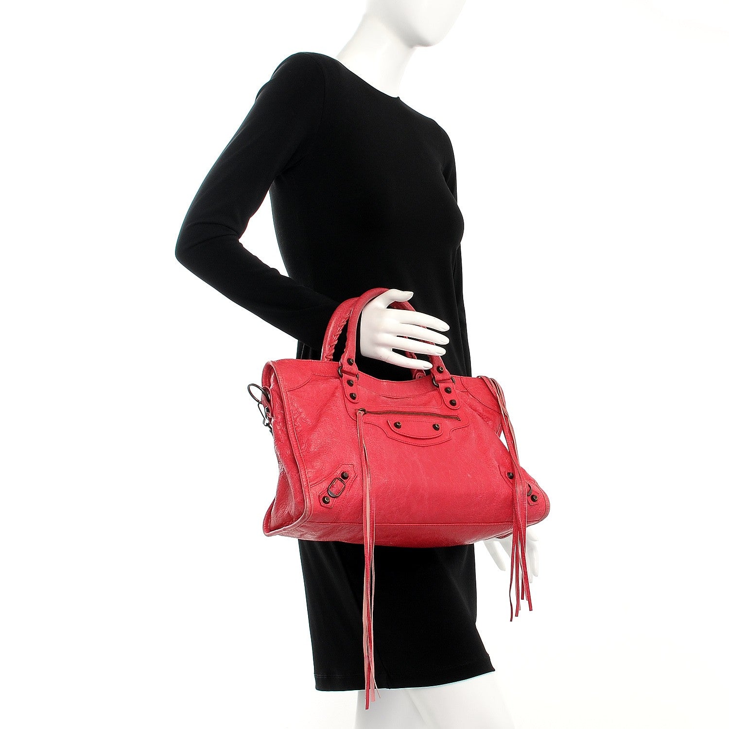 Balenciaga Agneau Classic Hardware City Rose Thulian 3 of 16