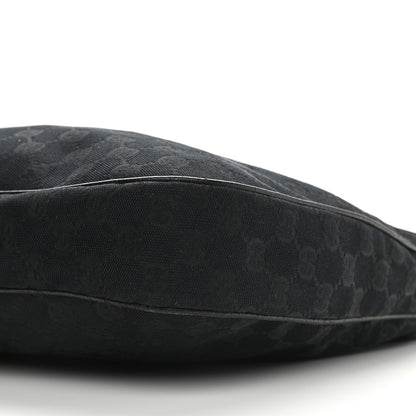 Gucci Monogram Medium Charmy Hobo Black 9 of 15