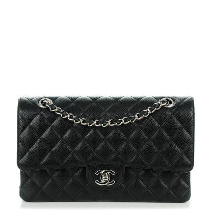 Chanel Caviar Quilted Medium Double Flap Black 1 of 8