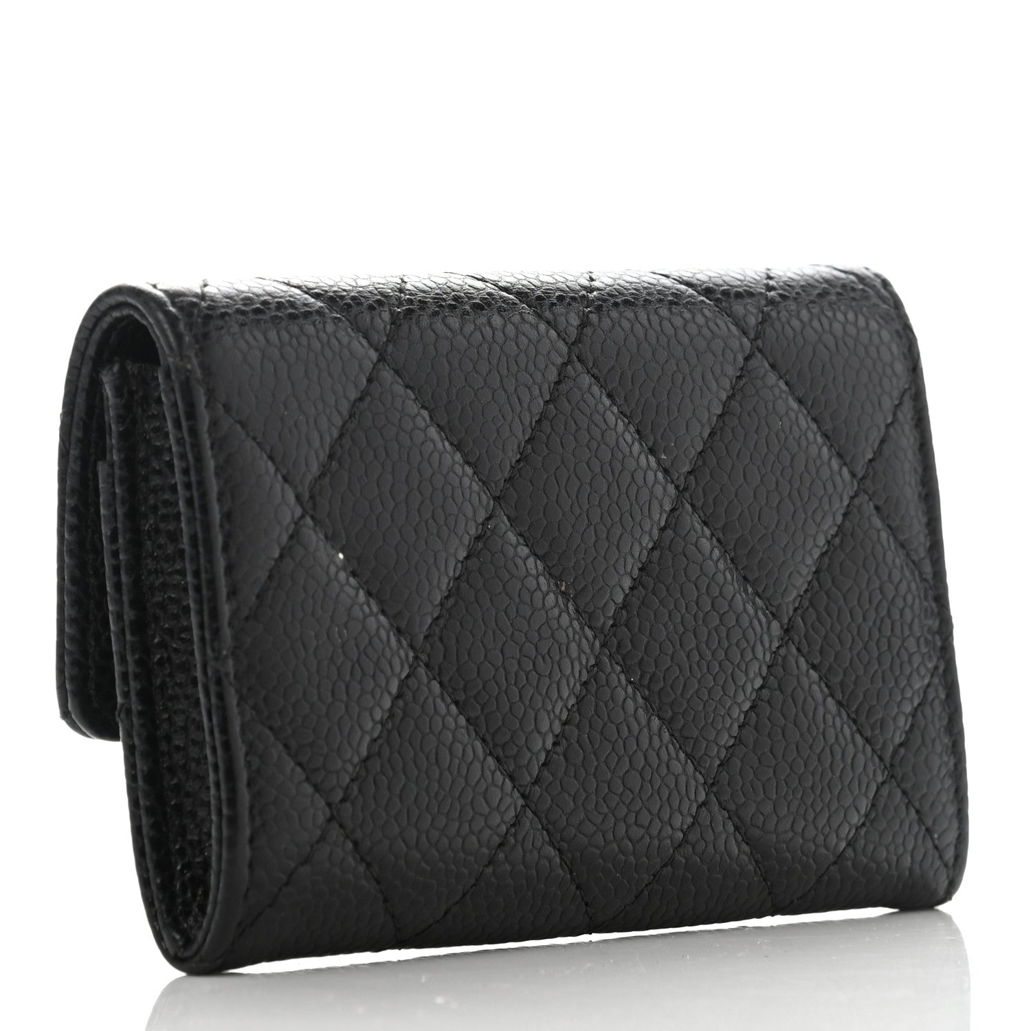Chanel Caviar Quilted Flap Card Holder Black 3 of 11