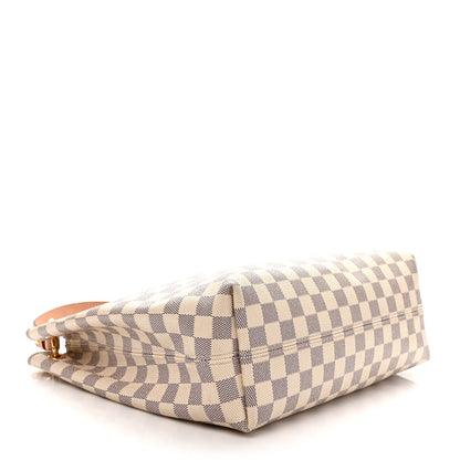 Louis Vuitton Damier Azur Graceful PM Rose Ballerine 4 of 13