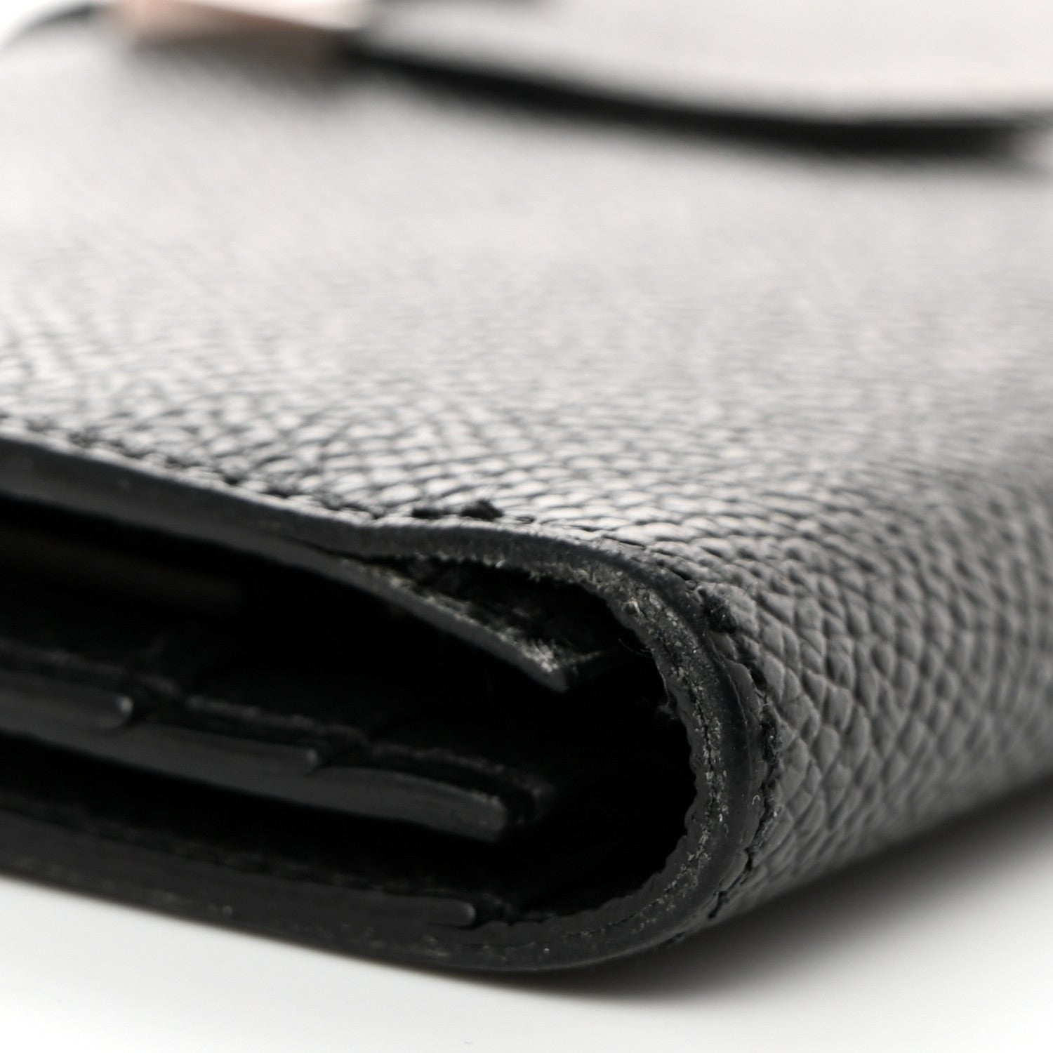 Hermes Epsom Bearn Gusset Wallet Black 8 of 9