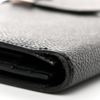Hermes Epsom Bearn Gusset Wallet Black 8 of 9